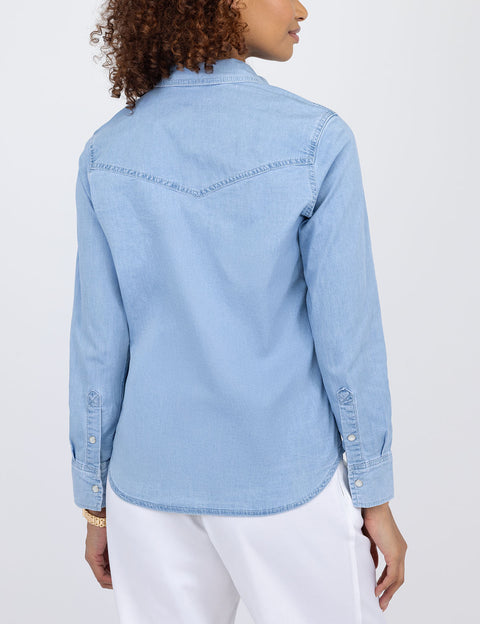 SNAP PLACKET DENIM SHIRT - U.S. Polo Assn.