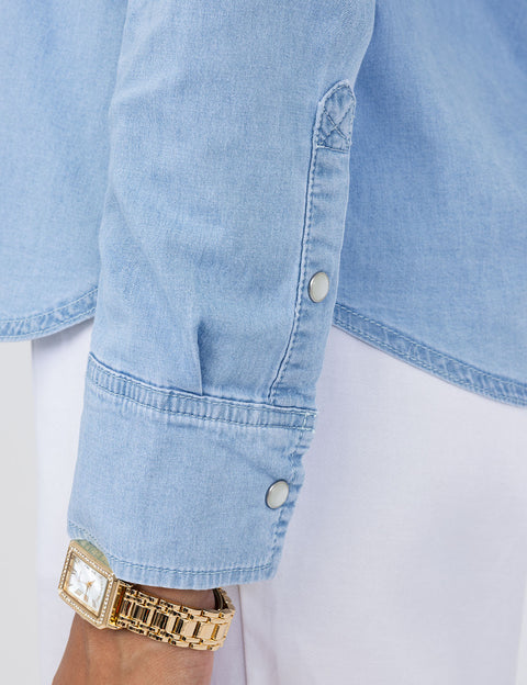 SNAP PLACKET DENIM SHIRT - U.S. Polo Assn.