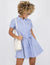 STRIPE DOLMAN SLEEVE DRESS