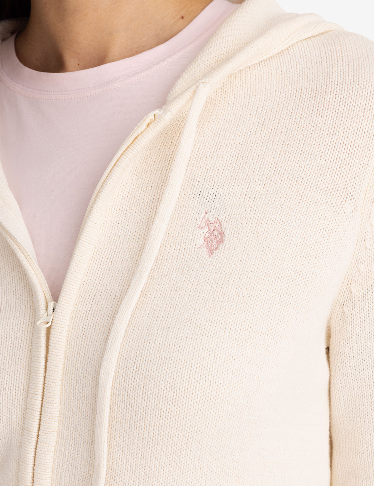 Zip-Up Hooded Sweater