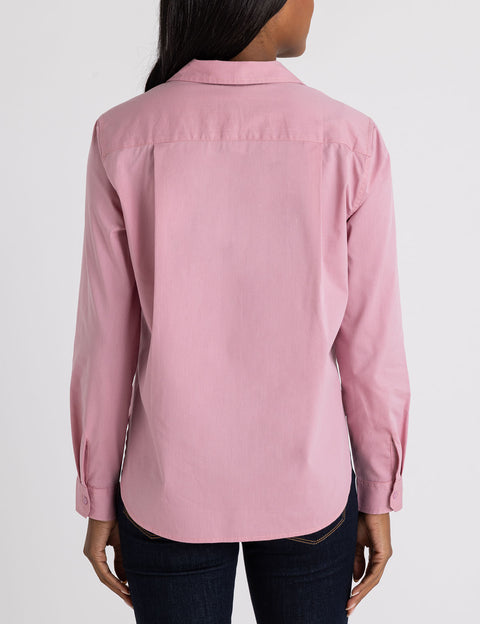 LONG SLEEVE RELAXED POPLIN SHIRT - U.S. Polo Assn.