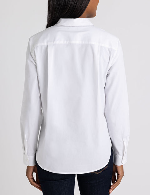 LONG SLEEVE RELAXED POPLIN SHIRT - U.S. Polo Assn.
