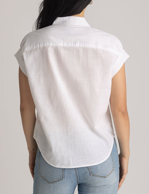 SHIRRED DOLMAN SLEEVE TOP - U.S. Polo Assn.