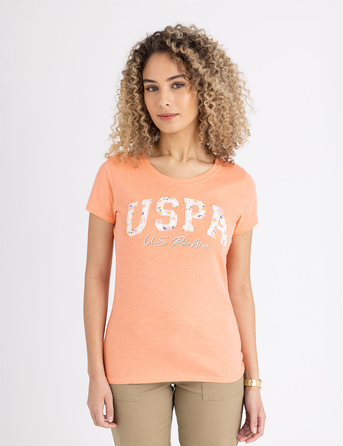 FLORAL ARCH USPA SCOOP T-SHIRT
