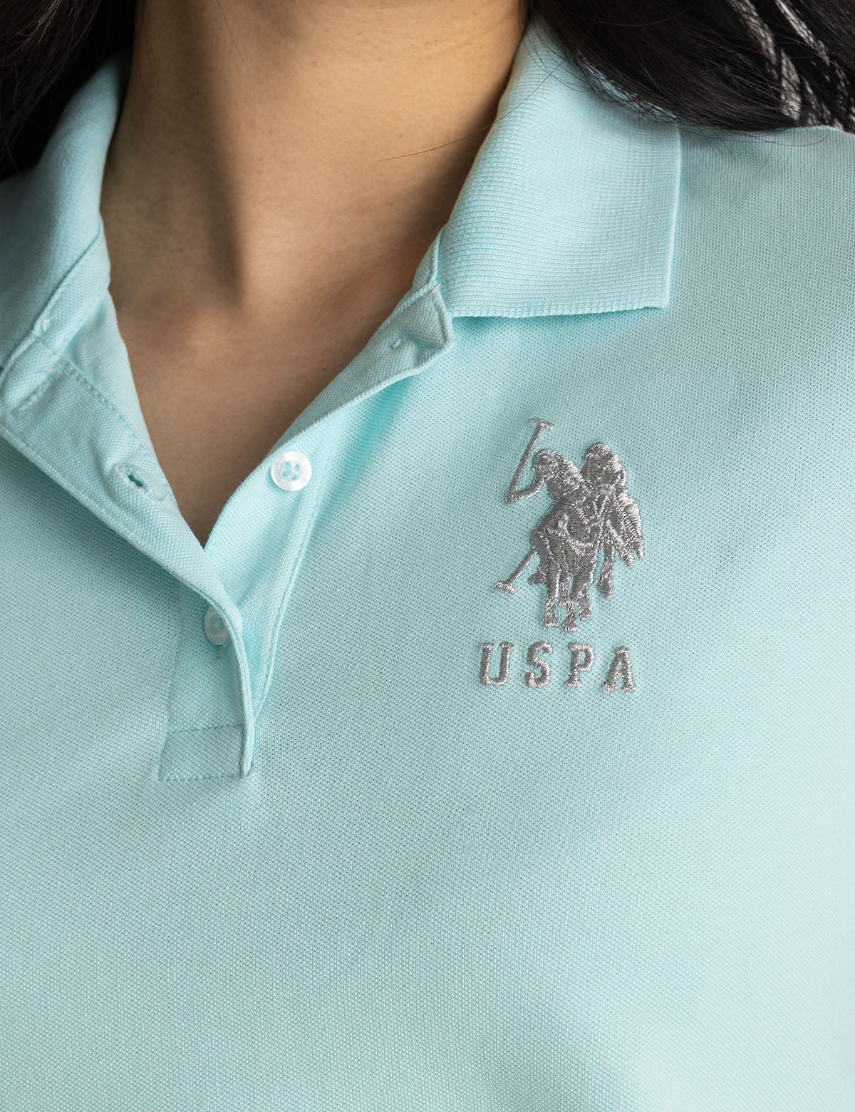 USPA METALLIC POLO DRESS– U.S. Polo Assn.