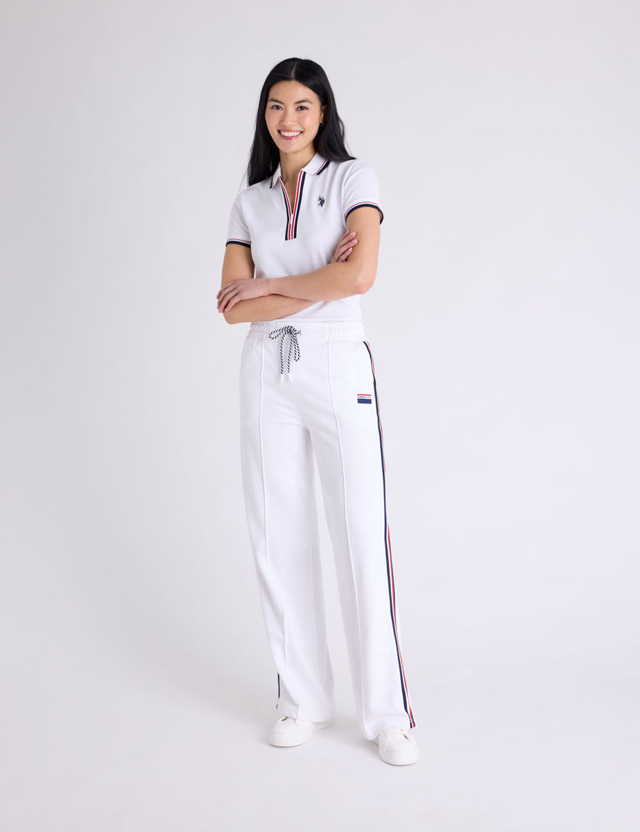 SIGNATURE STRIPE ZIP PLACKET POLO SHIRT– U.S. Polo Assn.