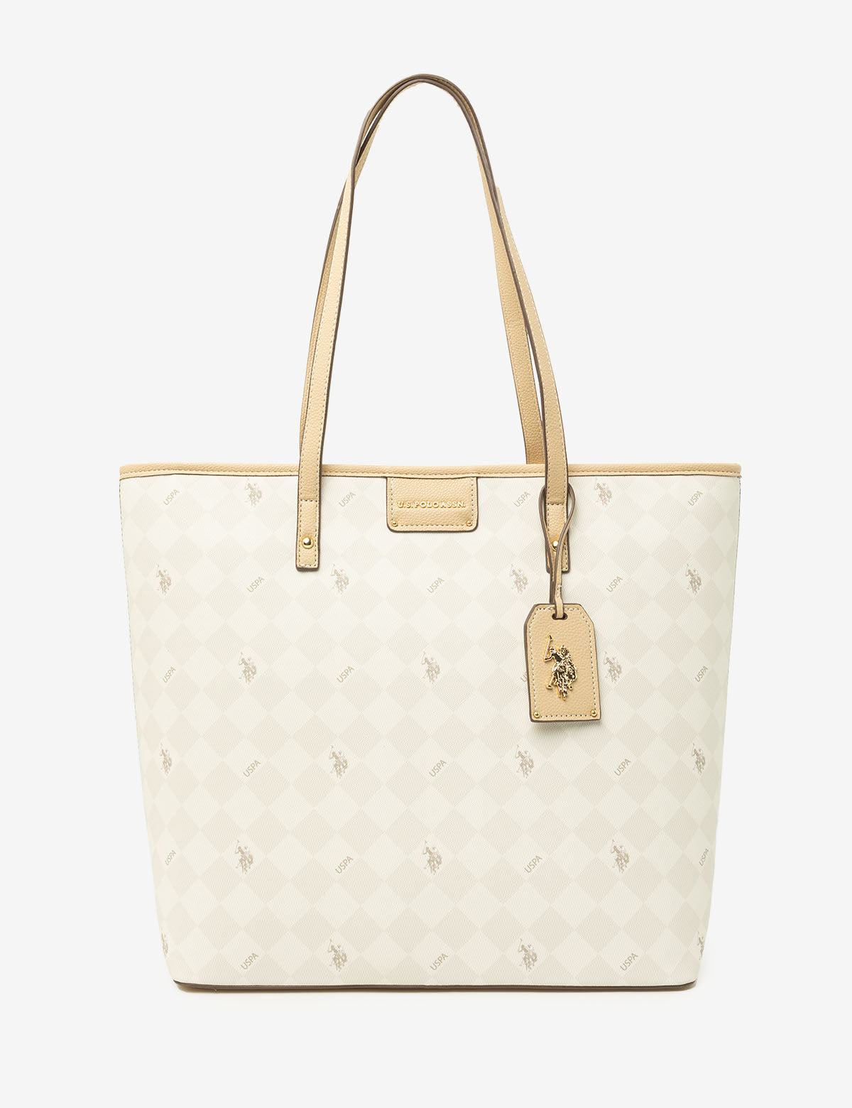 DIAMOND SIGNATURE TOTE BAG– U.S. Polo Assn