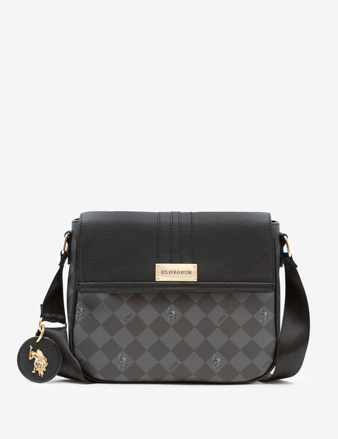 DIAMOND SIGNATURE MESSENGER CROSSBODY BAG - U.S. Polo Assn.