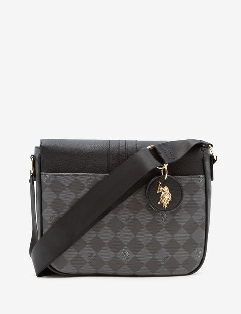 DIAMOND SIGNATURE MESSENGER CROSSBODY BAG - U.S. Polo Assn.