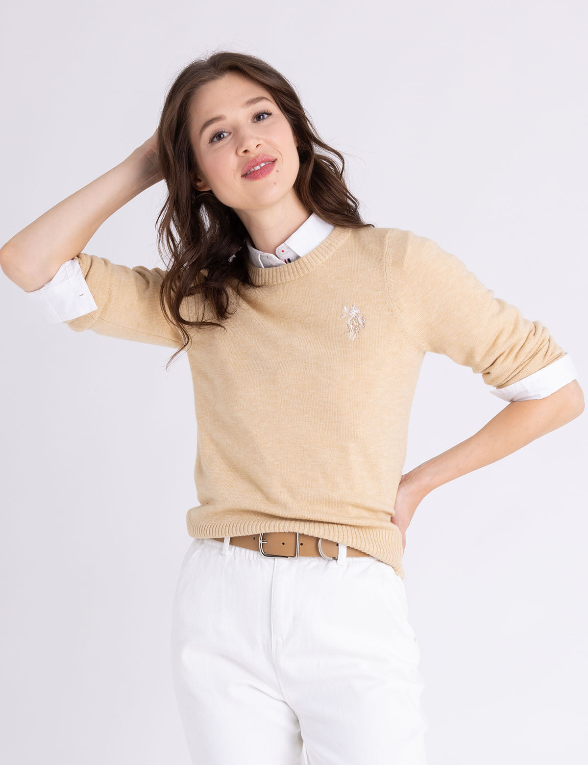 USPA MARLED CREW NECK SWEATER– U.S. Polo Assn.