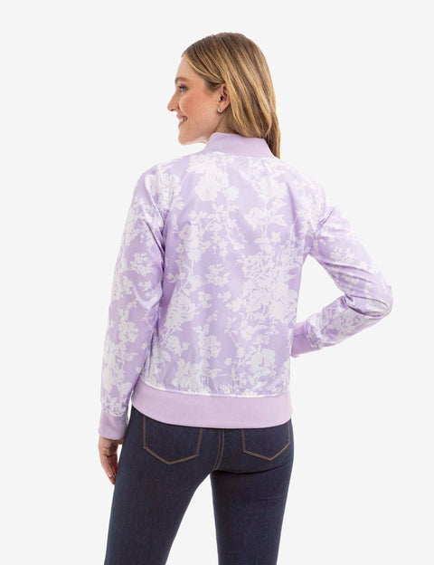 PRINTED ZIP FRONT BOMBER JACKET - U.S. Polo Assn.