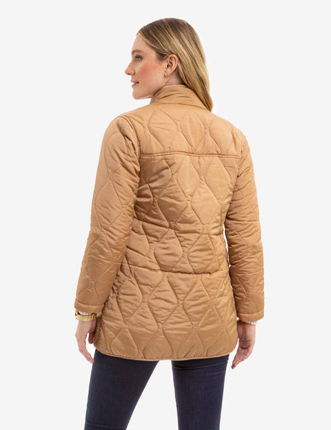 QUILTED JACKET WITH SNAPS - U.S. Polo Assn.