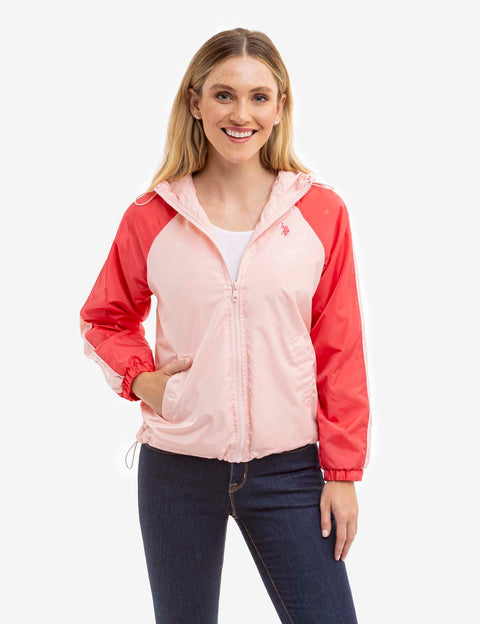 RAGLAN COLOBRLOCK VARSITY WINDBREAKER - U.S. Polo Assn.