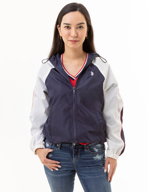 RAGLAN COLOBRLOCK VARSITY WINDBREAKER - U.S. Polo Assn.