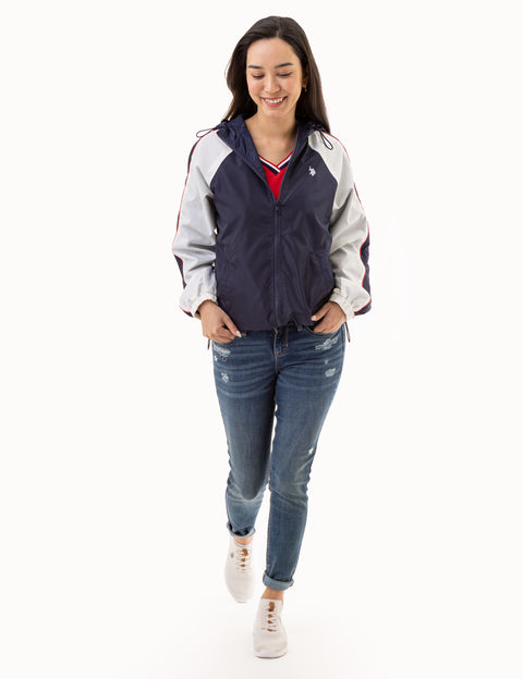 RAGLAN COLOBRLOCK VARSITY WINDBREAKER - U.S. Polo Assn.