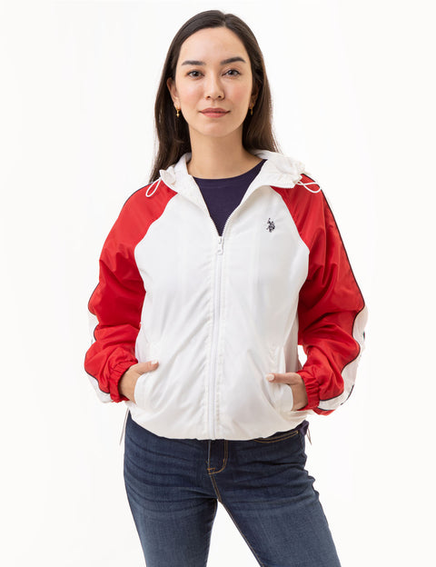 RAGLAN COLOBRLOCK VARSITY WINDBREAKER - U.S. Polo Assn.