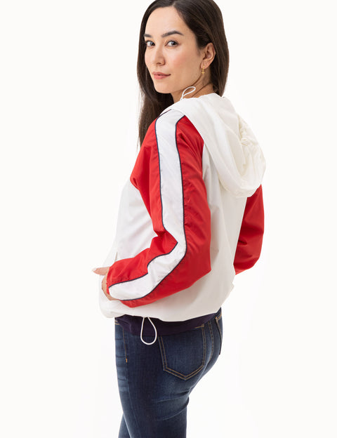 RAGLAN COLOBRLOCK VARSITY WINDBREAKER - U.S. Polo Assn.