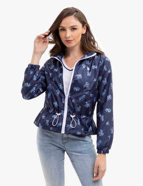 ALL OVER FLORAL PRINTED WINDBREAKER - U.S. Polo Assn.