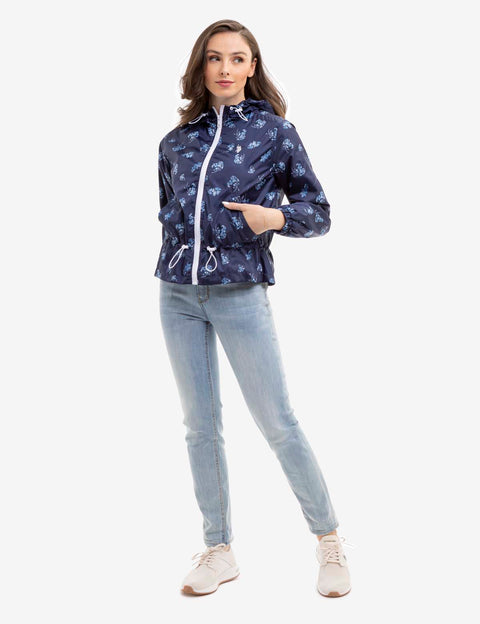 ALL OVER FLORAL PRINTED WINDBREAKER - U.S. Polo Assn.