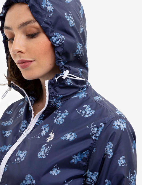 ALL OVER FLORAL PRINTED WINDBREAKER - U.S. Polo Assn.
