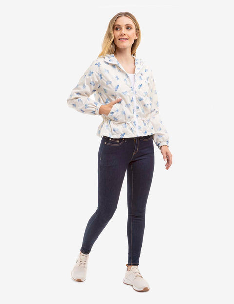 ALL OVER FLORAL PRINTED WINDBREAKER - U.S. Polo Assn.