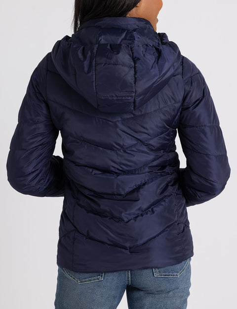 CHEVRON HOODED JACKET - U.S. Polo Assn.