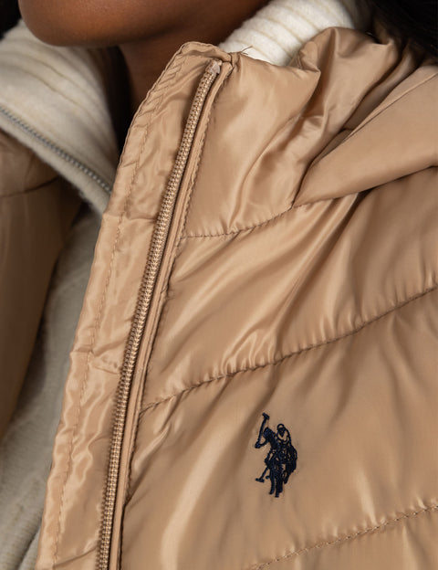 CHEVRON HOODED JACKET - U.S. Polo Assn.