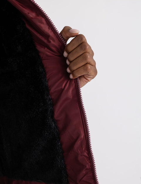 COZY HOODED CONTRAST PUFFER JACKET - U.S. Polo Assn.