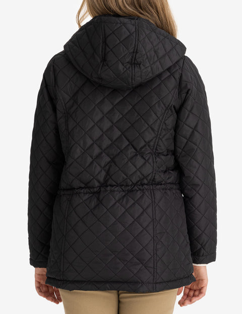 COZY QUILTED HOODED COAT - U.S. Polo Assn.