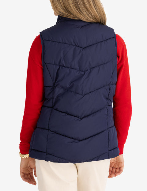 CHEVRON STITCH PUFFER VEST - U.S. Polo Assn.