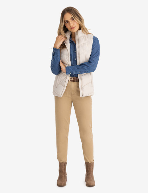 CHEVRON STITCH PUFFER VEST - U.S. Polo Assn.