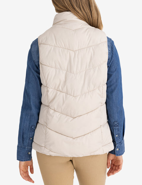 CHEVRON STITCH PUFFER VEST - U.S. Polo Assn.