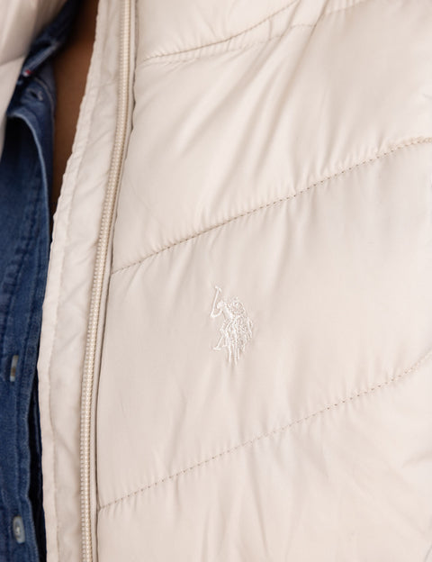 CHEVRON STITCH PUFFER VEST - U.S. Polo Assn.