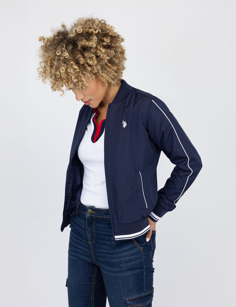 SOLID BOMBER JACKET - U.S. Polo Assn.