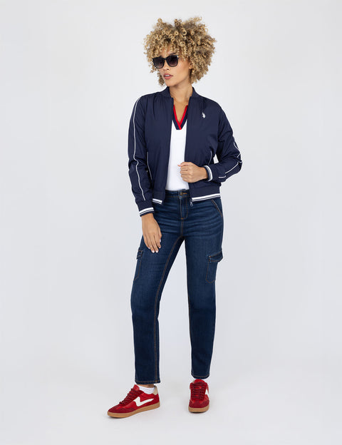 SOLID BOMBER JACKET - U.S. Polo Assn.
