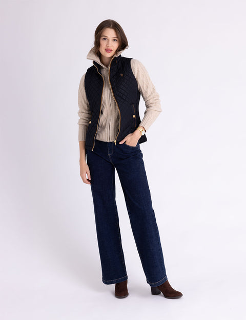 SIDE KNIT QUILTED VEST - U.S. Polo Assn.