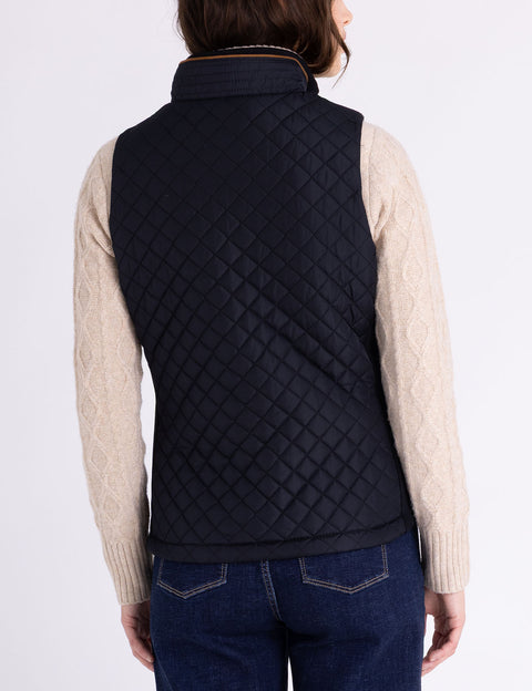 SIDE KNIT QUILTED VEST - U.S. Polo Assn.