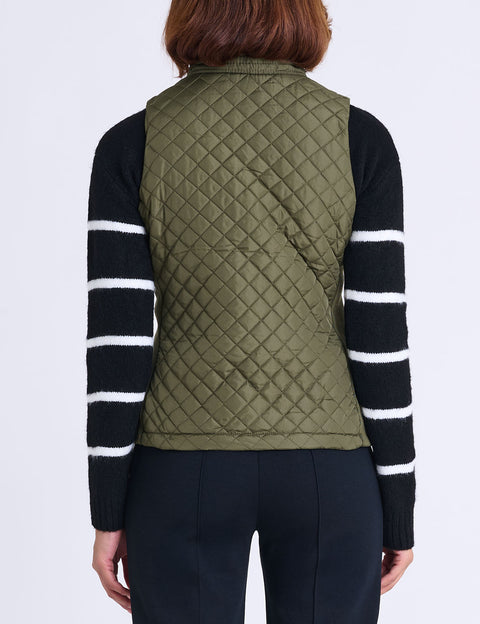 SIDE KNIT QUILTED VEST - U.S. Polo Assn.