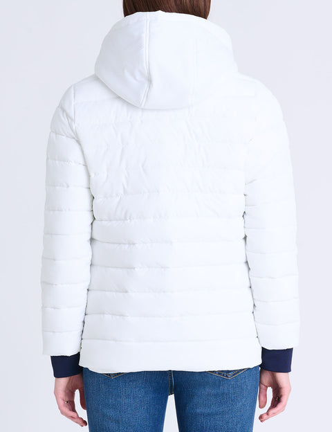 QUILTED SKI JACKET WITH HOOD - U.S. Polo Assn.