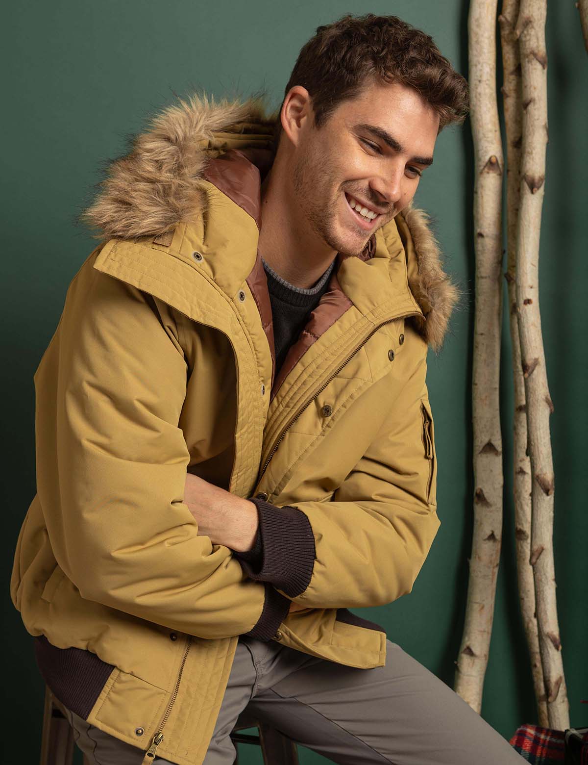 FAUX FUR HOODED SNORKEL JACKET U.S. Polo Assn.