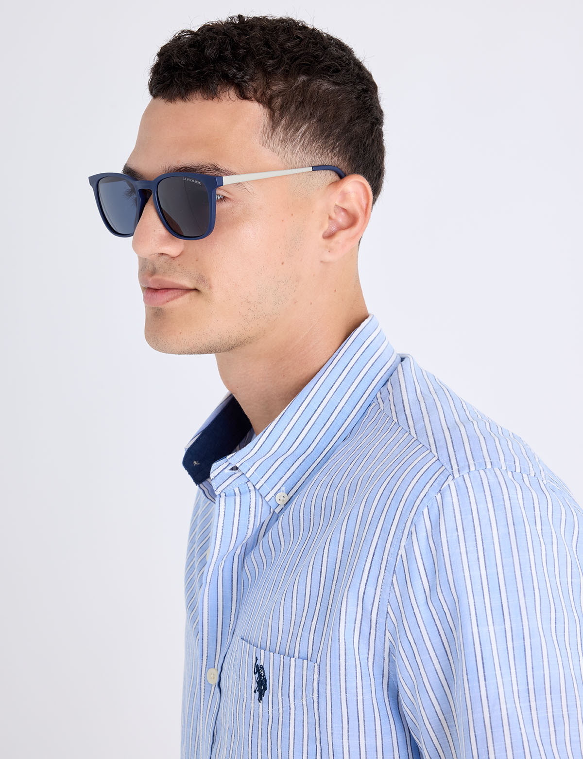MENS CLASSIC PLASTIC RECTANGULAR SUNGLASSES– U.S. Polo Assn.
