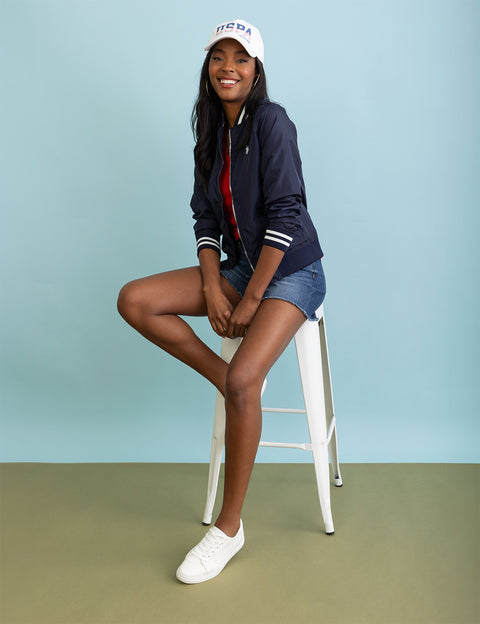 SOLID BOMBER JACKET - U.S. Polo Assn.