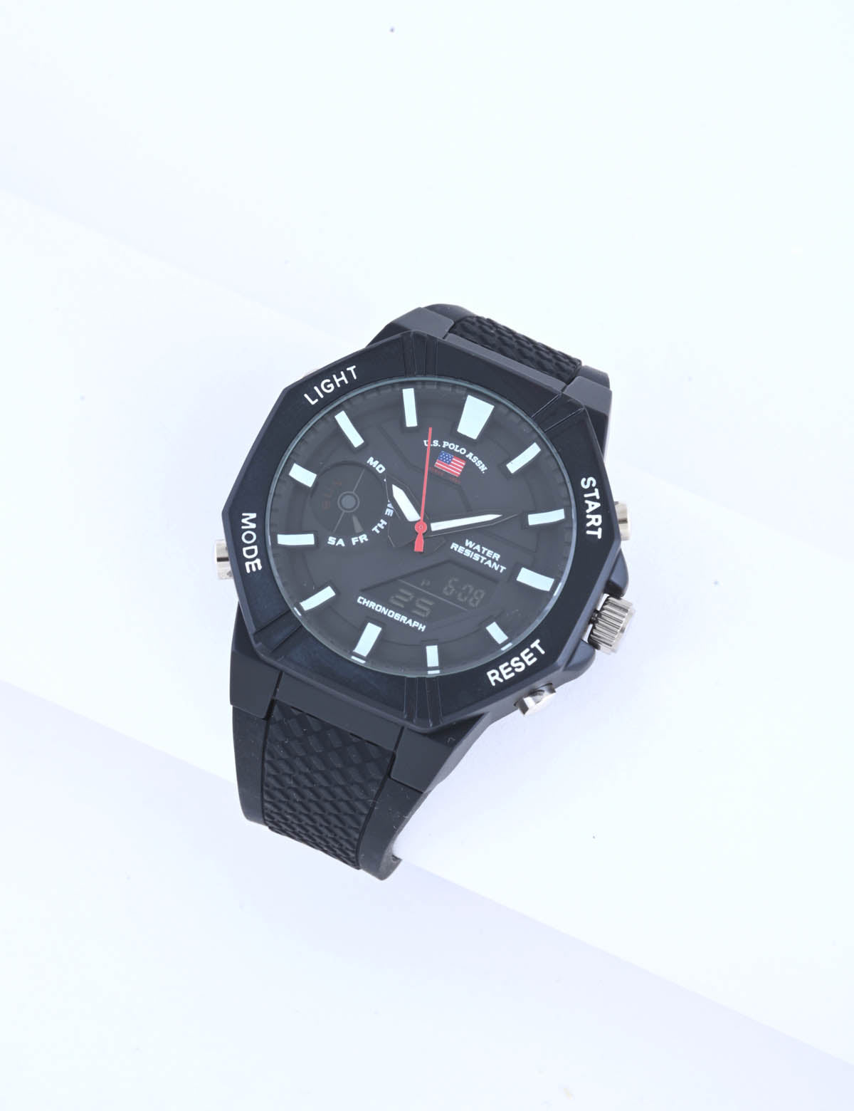 MEN'S BLACK ON BLACK ANA DIGI SPORTS WATCH U.S. Polo Assn. — free download
