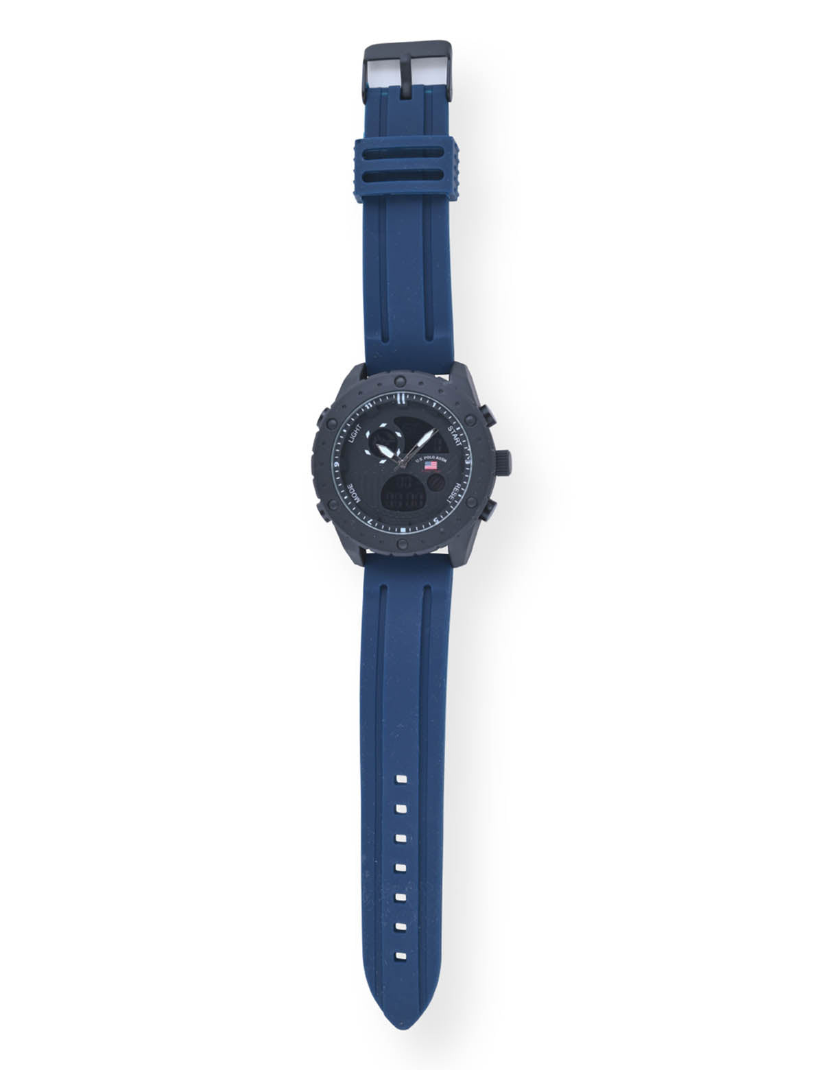 MEN'S BLUE STRAP WITH BLACK BEZEL ANA DIGI WATCH– U.S. Polo Assn.