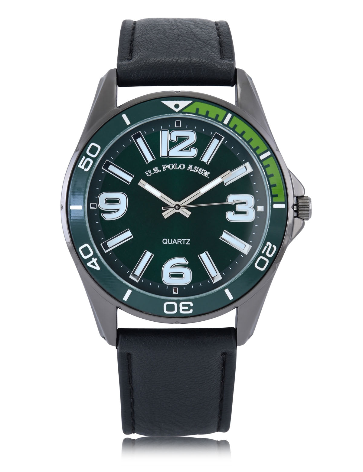 MENS BLACK WATCH STACKABLE SET– U.S. Polo Assn.