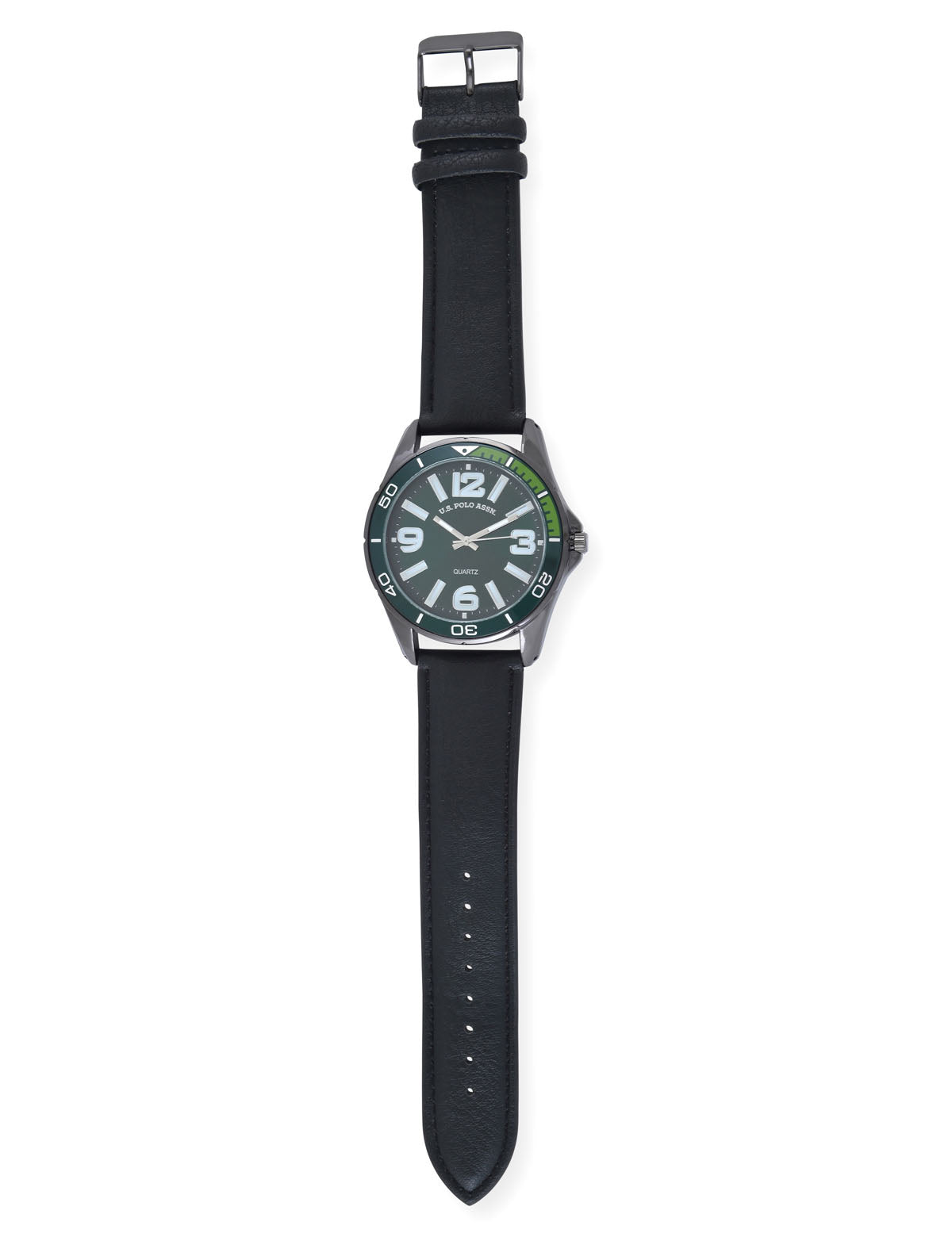 MENS BLACK WATCH STACKABLE SET– U.S. Polo Assn.