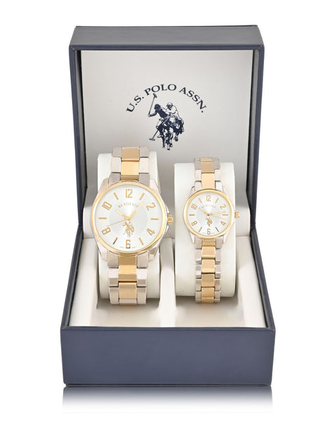 HIS AND HER TWO WATCH SET - U.S. Polo Assn.
