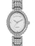 LADIES OVAL FACE SILVER ANALOG WATCH