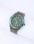 MEN'S BROWN STRAP WITH GREEN DIAL ANALOG WATCH - U.S. Polo Assn.