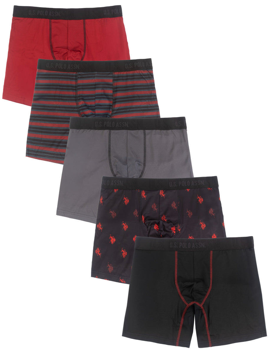 5 PACK STRETCH BOXER BRIEF– U.S. Polo Assn.